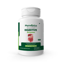 Digestive Enzymes 400mg - Supports Digestive Health, Reduces Gas, Indigestion, Bloating & Constipation - (60 Veg. Capsules) (Pack of 1)