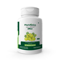 Emblica officinalis Amla Extract 400mg - Supports Heart and Gut Health, Natural antioxidant - (60 Veg. Capsules) (Pack of 1)