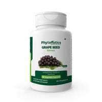 Grape Seed Extract 400mg - Supports Heart, Natural Antioxidant - (60 Veg. Capsules) (Pack of 1)