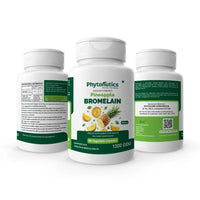 Pineapple Bromelain 400mg 1200 GDU/gm - Natural Digestive Enzyme, Anti-Inflammation Support - (60 Veg. Capsules) (Pack of 1)