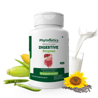 Digestive Enzymes 400mg - Supports Digestive Health, Reduces Gas, Indigestion, Bloating & Constipation - (60 Veg. Capsules) (Pack of 1)