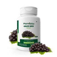 Grape Seed Extract 400mg - Supports Heart, Natural Antioxidant - (60 Veg. Capsules) (Pack of 1)