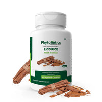 Glycyrrhiza glabra Licorice Root Extract 400mg - Supports Respiratory and Digestive Health, Relieves Stress - 100% Natural - (60 Veg. Capsules) (Pack of 1)